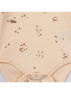 Tiffany Baby Galaxy Organic Theme Uzun Kollu Bebek Body 61011