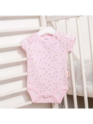 Tiffany Baby Jakarlı Flowering Theme Yarım Kol Bebek Body 57008