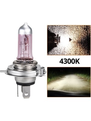 Xiyu Shop H7 Stili 1 Adet 4300K Voovoo Araba Işık H4 H7 Oto Halojen Lambalar Ampul Sis Farları 100W 2700K 4300K ​​6000K 12V Motercycle Araba Halojen Ampul Ampul Voiture (Yurt Dışından)