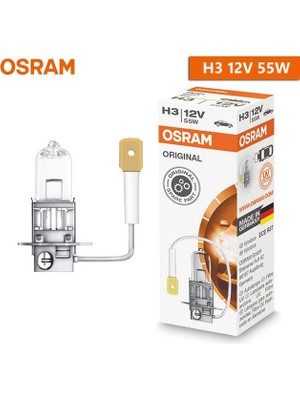 Xiyu Shop H3 12V 55W 1 Adet Osram H7 Halojen Ampuller H1 H3 H8 H4 H11 Standart Araba Lambaları H27 Hır Hb Hb Sis Farı Interik 12V 55W Auto (Yurt Dışından)