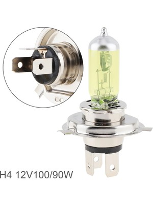 Xiyu Shop H3 100W 2500K Sarı Halojen Lambalar 12V H1 H3 Hk Sarı Işık Süper Parlak Otomatik Ön Far Sis Ampulü Araba Işık Kaynağı Otopark (Yurt Dışından)