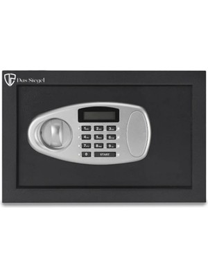 Das Siegel Çelik Elektronik Şifreli ve Anahtarlı Para Değerli Eşya Otel Kasası (Ota Boy) 20C Antrasit