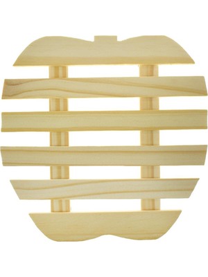 Sprenda Elma Şeklinde Bambu  Natural Renk Nihale