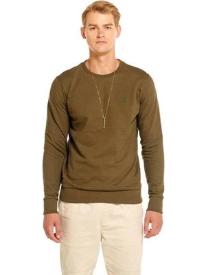 Galatasaray Lisanslı Erkek Basic Sweatshirt