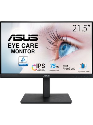 Asus VA229QSB 21,5" 5 Ms 75Hz Freesync (Hdmı + Dp + Vga) 1920X1080 IPS Monitör