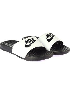 Nike Futura Benassi Slide White Unisex Beyaz Terlik Tek Bantlı