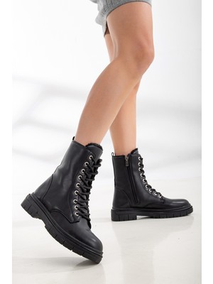 Erla Siyah Kadın Bot & Bootie