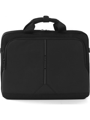 Roncato Unisex Evrak Çantası 41227301 Roncato Borsa Uffıcıo 2 Manıcı 1 Comp.(Pc 15.6/tablet) Clayton Nero