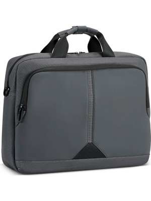 Roncato Unisex Evrak Çantası 41227322 Roncato Borsa Uffıcıo 2 Manıcı 1 Comp.(Pc 15.6/tablet) Clayton Antracıte