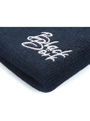 Black Börk  V1 Akrilik Samuray - 13SB Kod Logolu Unisex Indigo Bere (Beanie)