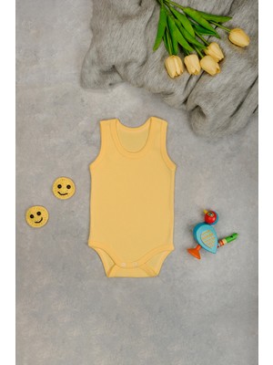 Bebe Tospik Pamuklu Kalın Askılı Yumuşak Çıtçıt Body Zıbın