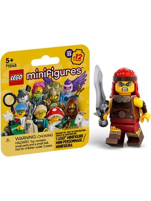 LEGO Minifigür 71045 Seri 25 - 11 - Fierce Barbarian