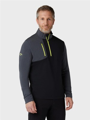 Callaway Aquapel Mixed Media Pullover -  Erkek Teknik Kumaş Kazak