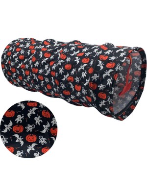 Miyav Taşınabilir ve Katlanabilir Dayanıklı Kedi Tüneli 60 cm Kedi Saklanma Tüneli Kediler Için Uyku Alanı