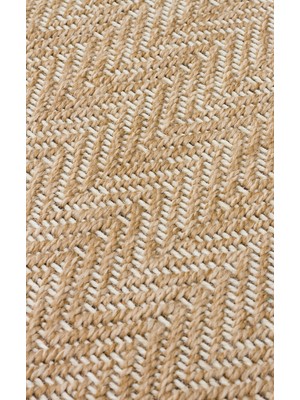 Eko Halı Ventura Vnt 02 Natural Whıte Hav Vermeyen Kolay Temizlenebilir Modern Sisal Halı