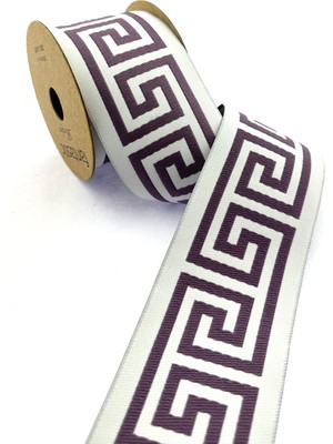 Fantastic Labirent Desen Dokuma Geniş Perde Bordür / Aksesuar (7 Cm. Genişlik - 3,5 Mt. Uzunluk)