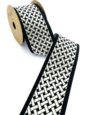 Fantastic Hasır Desenli Dokuma Geniş Perde Bordür / Aksesuar (7 Cm. Genişlik - 3,5 Mt. Uzunluk)