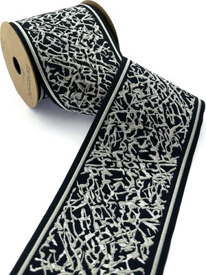 Fantastic Mermer Desenli Dokuma Geniş Perde Bordür / Aksesuar (10 Cm. Genişlik - 3,5 Mt. Uzunluk)