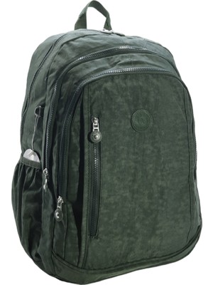 Baginn  Klinkır Bayan Sırt Çantası Büyük Boy Yağmur Geçirmez Hafif Kumaş Çok Cepli Kadın Okul Sırt Çantası 45 cm