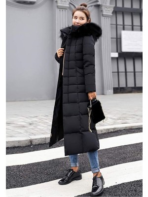 Barbora Günlük Kışlık Tam Boy Şişme Kadın Mont