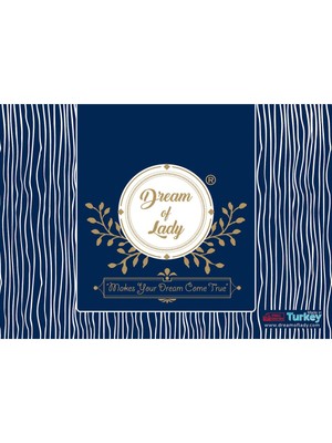 Dream Of Lady Elis 7 Parça Gri Renk Gelin Seti  Pamuklu Pikeli Nevresim Takımı