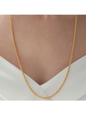 14 Ayar Altın Halat Zincir 65 Cm 5.20 Gram 2.5mm