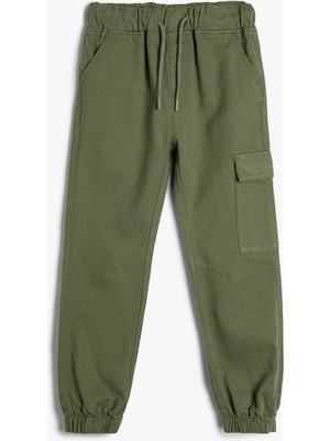 Koton Kargo Jogger Pantolon Cepli Beli Bağlamalı
