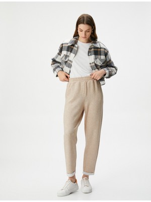 Koton Jogger Pantolon Beli Lastikli Cep Detaylı