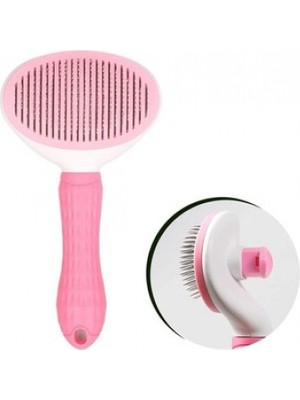 Moryconcept Lüks Basmalı Kedi Köpek Tarak Pembe