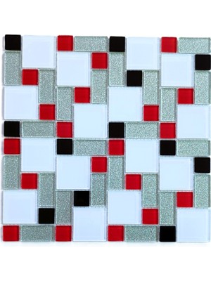 MozaiKristaL Mutfak Tezgah Arası ve Yaşam Alanlarının Tüm Yüzeyleri Için Kristal Cam Mozaik. File Karo ÖLÇÜSÜ:30X30 Cm. ( 1 M2 FİYATIDIR )