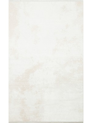 Eko Halı Sateen ST108 Cream Beıge Hav Toz Vermez Yıkanabilir Kaymaz Ince Dokuma Modern Halı
