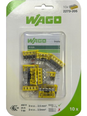 Wago 5*2,5 Mm2 Buat Klemensi (10'lu Paket)