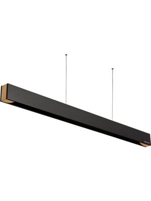 Woodlight Ahşap Aydınlatma Lineer 3000K(GÜN Işığı) Sarkıt LED Armatür Linear Aydınlatma