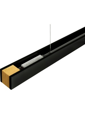 Woodlight Ahşap Aydınlatma Lineer 3000K(GÜN Işığı) Sarkıt LED Armatür Linear Aydınlatma