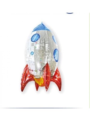 Kidspartim Roket 4d Folyo Balon 75 cm
