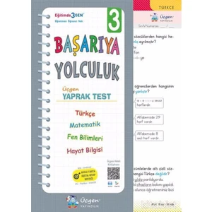 Üçgen Yayıncılık 3. Sınıf Başarıya Yolculuk - Yaprak Test - Emsal Bal