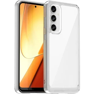 Samsung Galaxy A04S Şeker Renkleri Şeffaf Cep Telefonu Kılıfı (Yurt Dışından)
