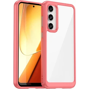 Samsung Galaxy A04S Şeker Renkleri Şeffaf Cep Telefonu Kılıfı (Yurt Dışından)