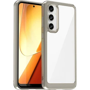 Samsung Galaxy A04S Şeker Renkleri Şeffaf Cep Telefonu Kılıfı (Yurt Dışından)