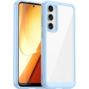 Samsung Galaxy A04S Şeker Renkleri Şeffaf Cep Telefonu Kılıfı (Yurt Dışından)