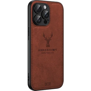 iPhone 13 Pro Max Kumaş Geyik Deseni Cep Telefonu Kılıfı (Yurt Dışından)