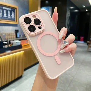iPhone 13 Pro Cilt Hissi Manyetik Çekim Cep Telefonu Kılıfı (Yurt Dışından)