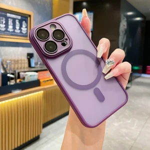 iPhone 13 Pro Max Cilt Hissi Manyetik Çekim Cep Telefonu Kılıfı (Yurt Dışından)
