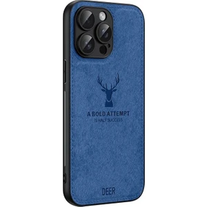 iPhone 12 Pro Kumaş Geyik Deseni Cep Telefonu Kılıfı (Yurt Dışından)