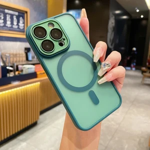 iPhone 11 Pro Max Cilt Hissi Manyetik Çekim Cep Telefonu Kılıfı (Yurt Dışından)