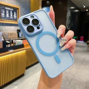 iPhone 13 Pro Max Cilt Hissi Manyetik Çekim Cep Telefonu Kılıfı (Yurt Dışından)