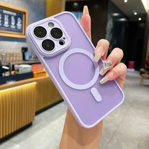 iPhone 11 Cilt Hissi Manyetik Çekim Cep Telefonu Kılıfı (Yurt Dışından)