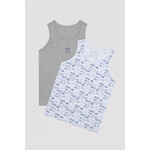 Erkek Çocuk Game Çok Renkli 2li Cami Atlet