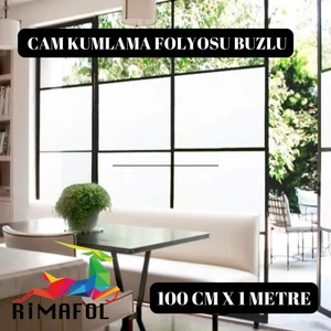 Cam Kumlama Folyosu  Buzlu Cam Filmi 100 cm x 1 Metre