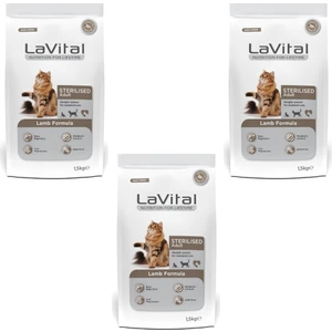 La Vital Premium Kedi Maması 1.5 kg 3'lü Paket